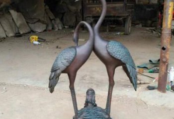 开封龙龟仙鹤铜雕——传承传统，增添福气