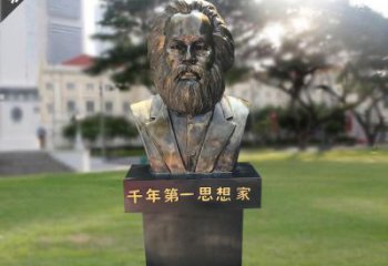 开封马克思胸像铜雕，悠久历史的象征