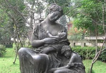 开封铸造母爱——母亲铜雕塑