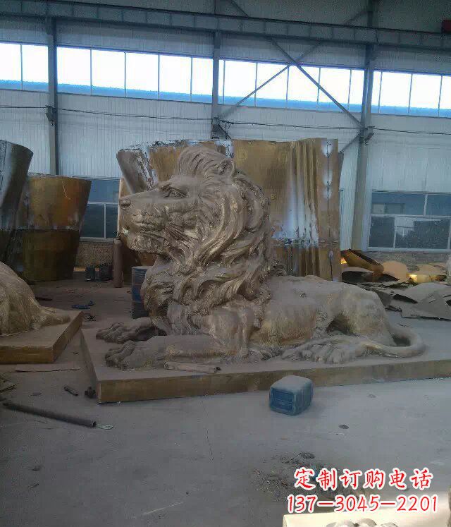 开封中领雕塑推出的西洋狮子铜雕,是一件充满传…