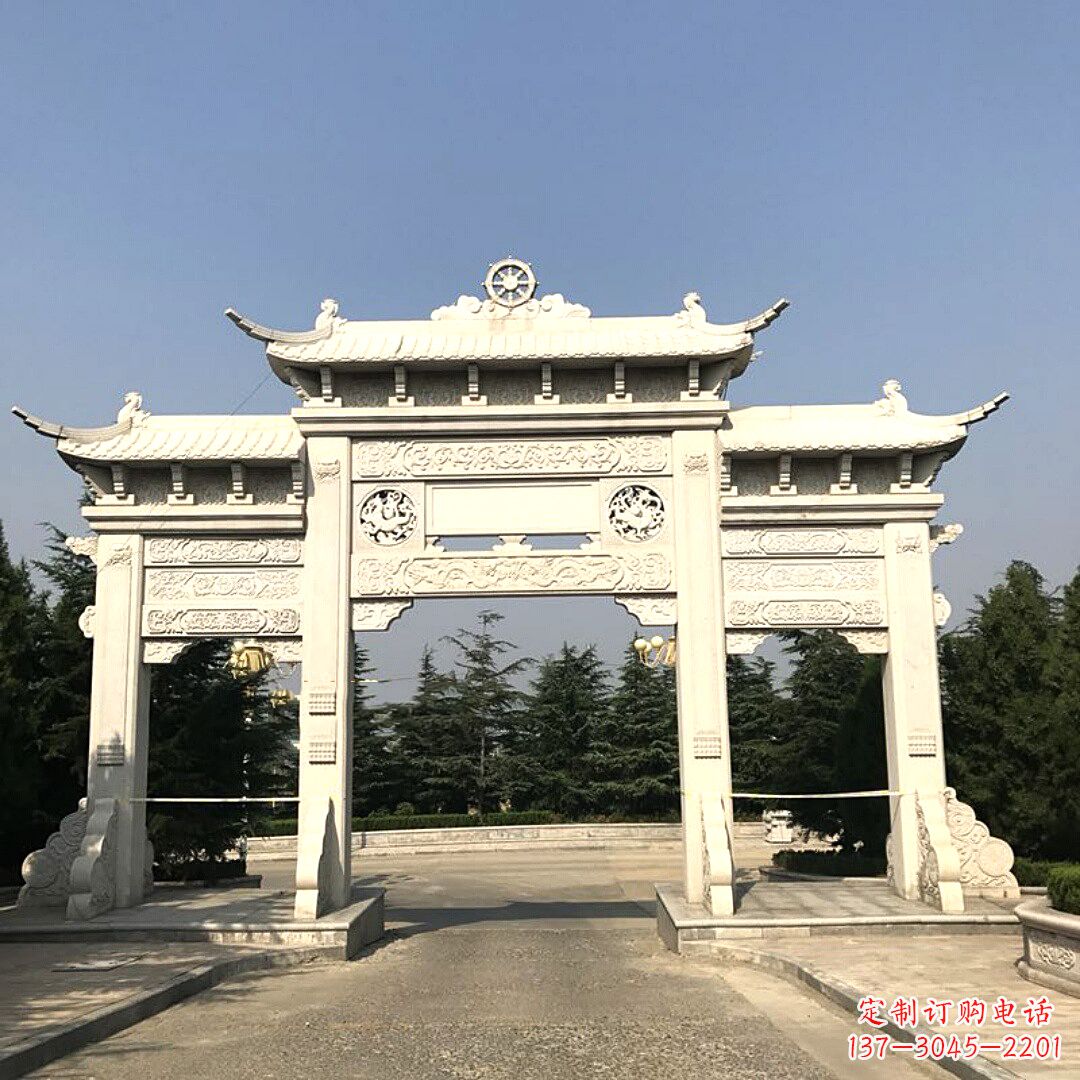 开封牌坊柱座石雕