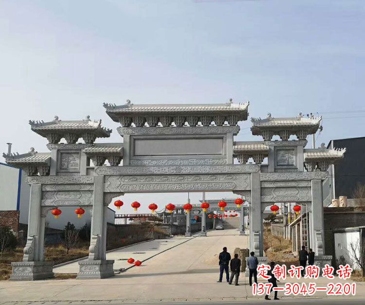 开封牌楼牌楼石雕