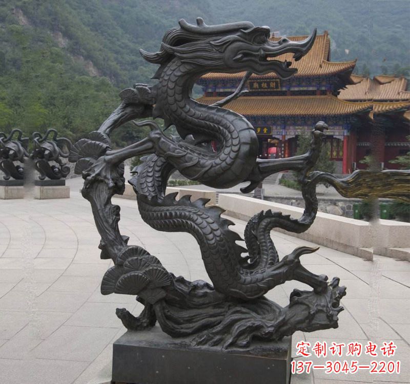 开封超群绝伦的盘龙铜雕