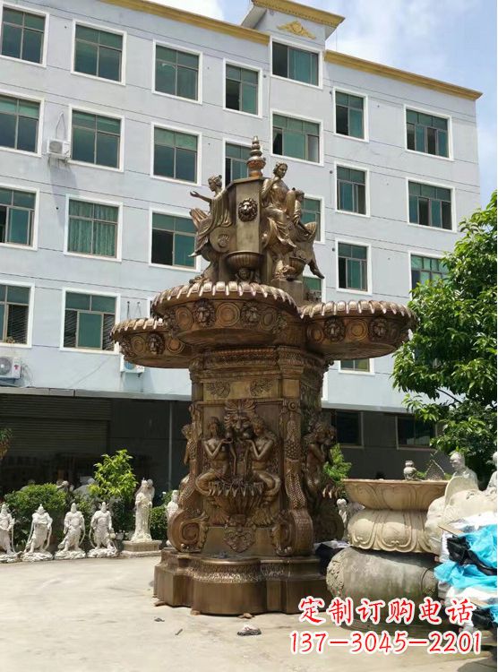 开封喷泉铸铜雕塑