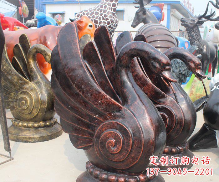 开封以无与伦比的艺术品呈现——中领雕塑天鹅雕塑