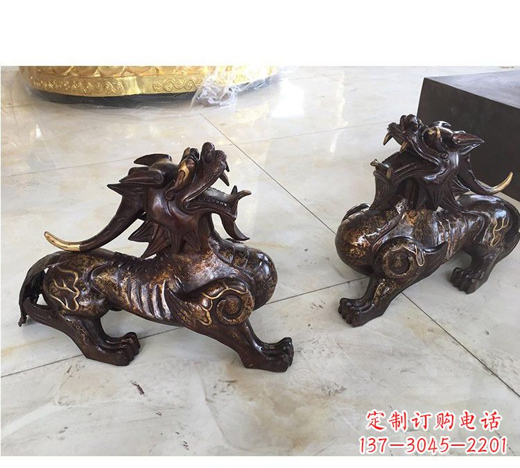 开封貔貅铜雕像