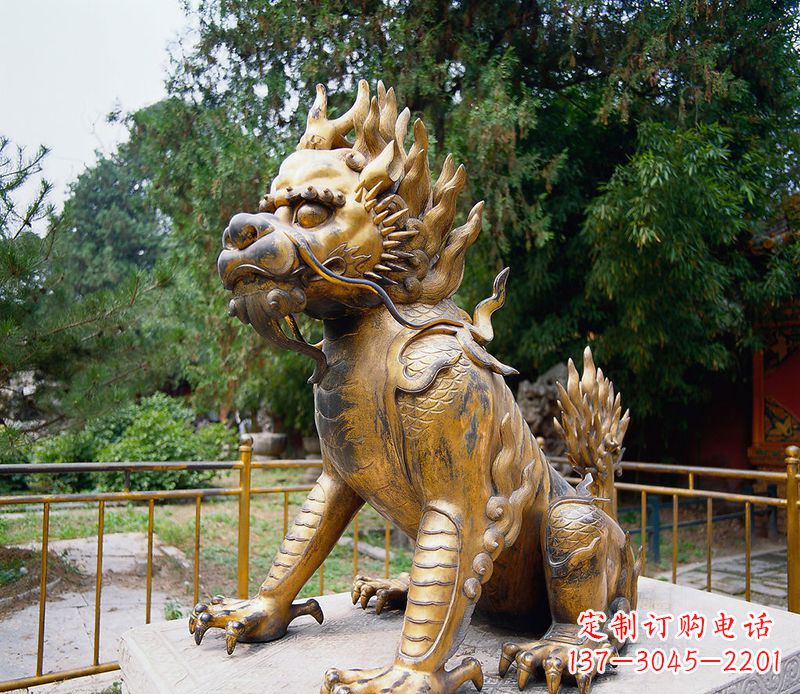 开封麒麟铸铜雕塑