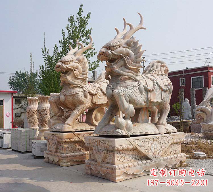 开封麒麟镇宅石雕塑,品质卓越,匠心之作