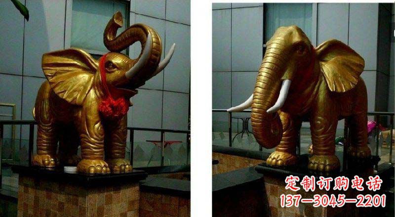 开封专业定制:大象铜雕