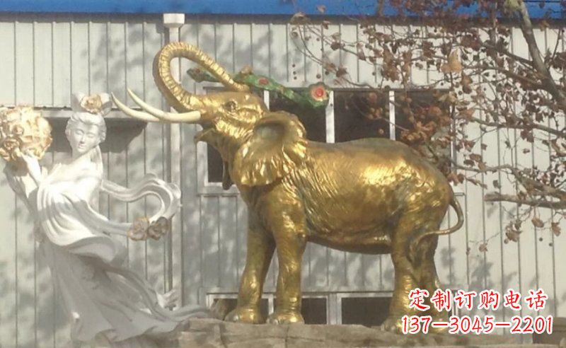 开封铜质大象雕塑,令人惊叹的精湛工艺