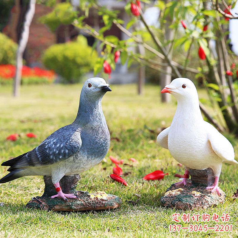 开封秦皇岛和平鸽雕塑:表达和平与友谊的象征
