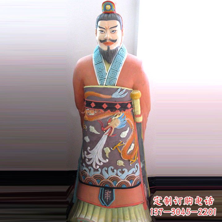 开封中国领先的秦始皇钢玻璃雕塑