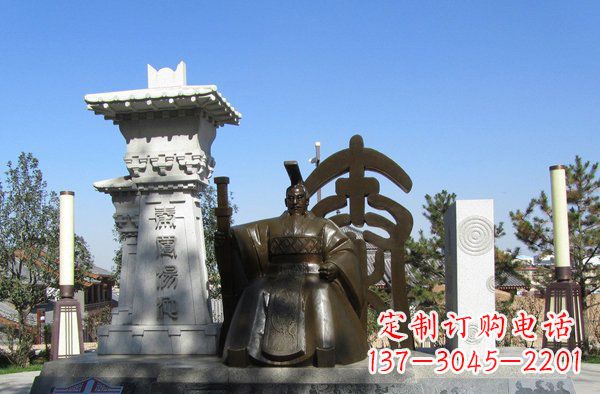 开封秦始皇雕塑,精致细腻,传承历史之美