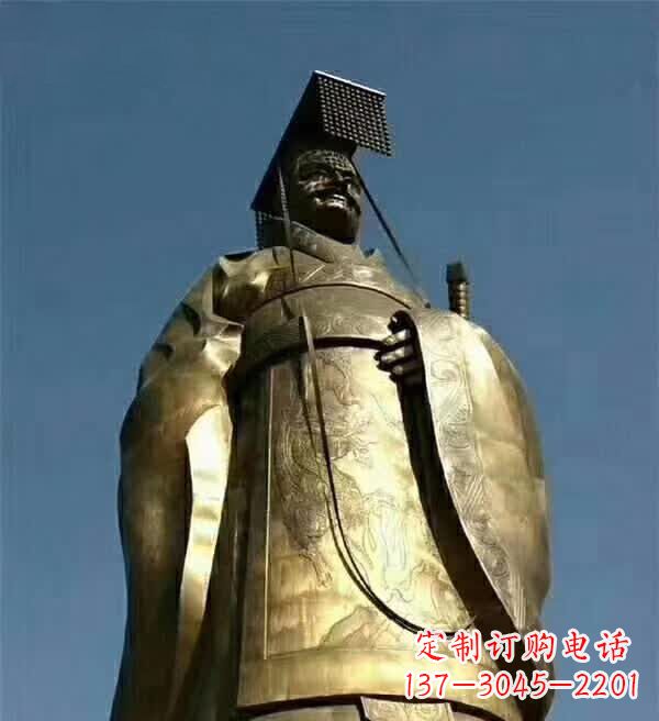 开封秦始皇铜雕