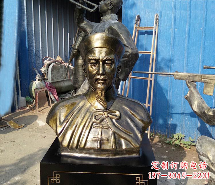 开封经典英雄,林则徐铜雕