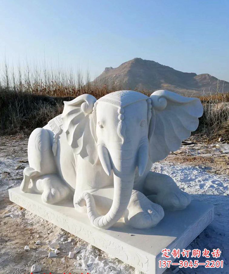 开封追忆历史,清明上坟大象石雕