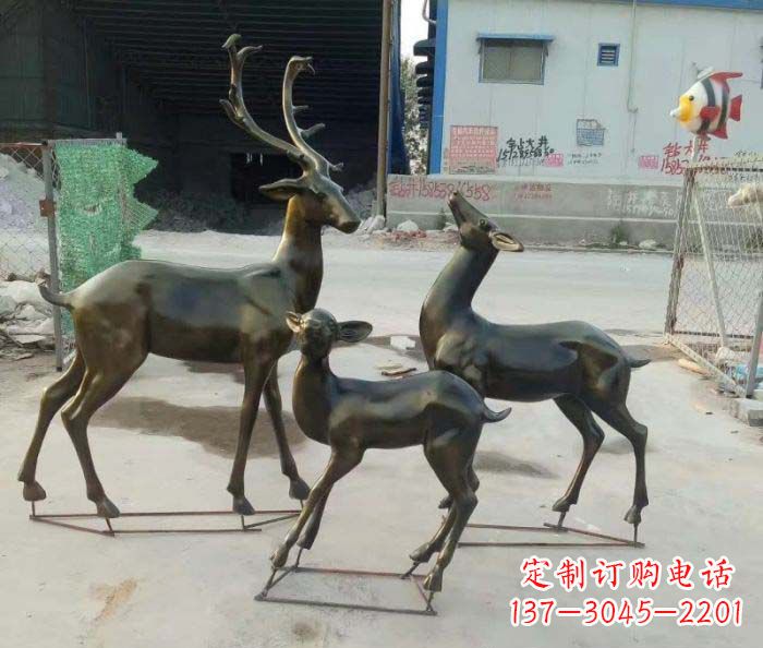开封群雄逐鹿,铸就精致鹿雕
