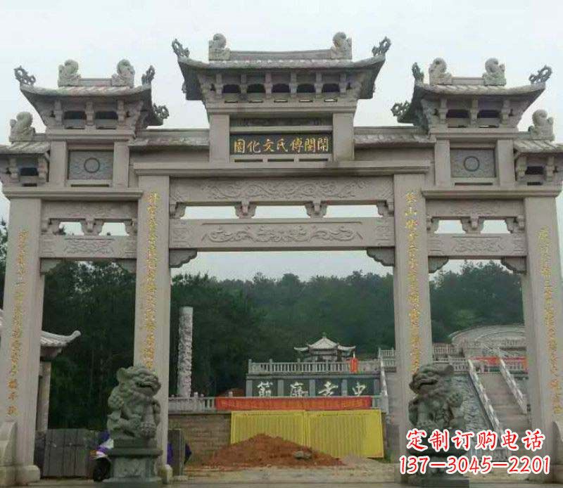 开封中领雕塑:顶级大理石牌坊石雕