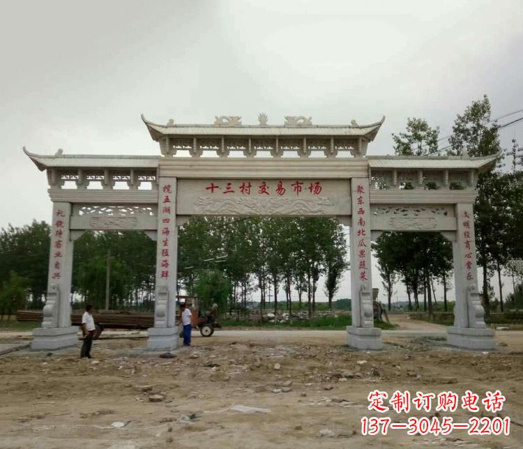 开封精美石牌坊雕塑,令你惊艳无比