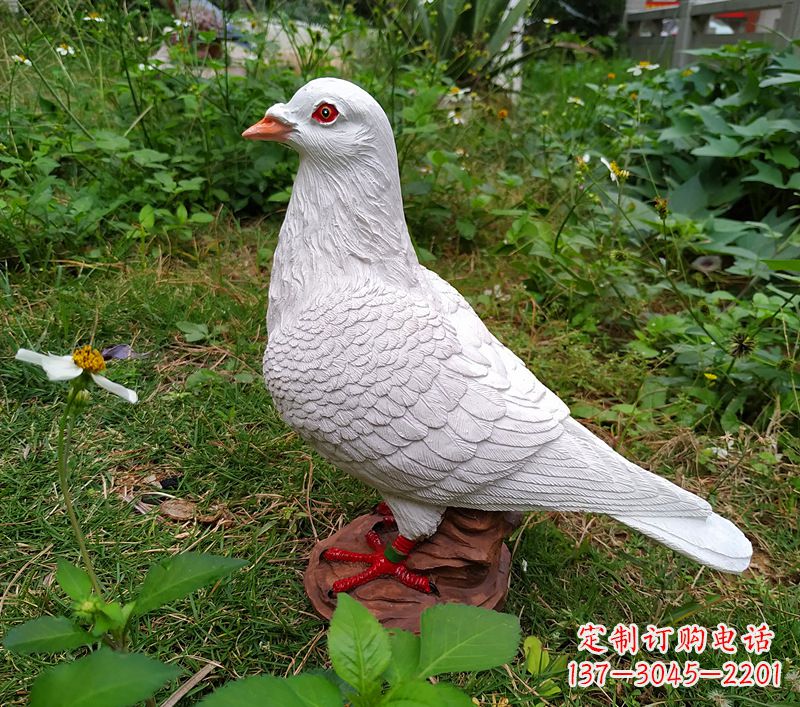 开封为和平献芳礼:精美少女与和平鸽雕塑