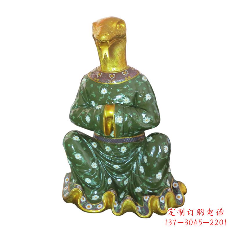 开封独特的彩绘生肖雕塑