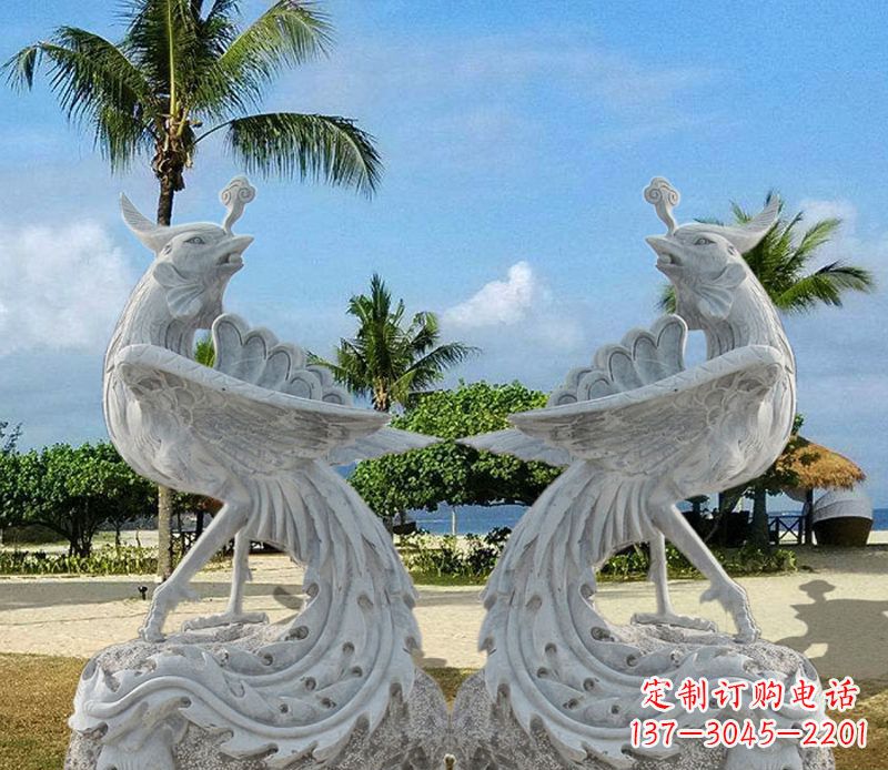 开封精美凤凰石雕,让你的空间闪耀光芒