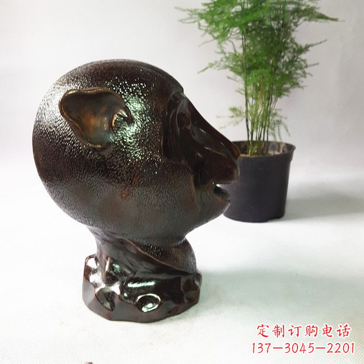 开封中领雕塑:精美艺术品——猴年生肖铜兽雕塑