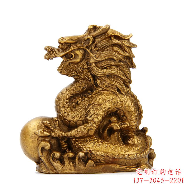 开封汇聚古典文化,铸铜鎏金款动物雕塑摆件