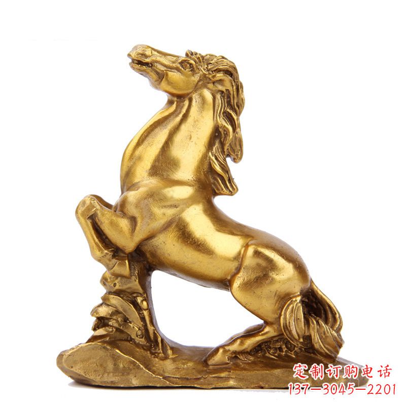 开封精致铸铜马雕塑,古典微雕叠置美感