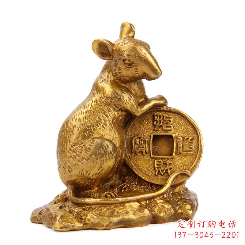 开封高质量铸铜鎏金动物雕塑