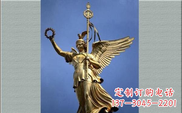 开封优雅的胜利女神铜雕