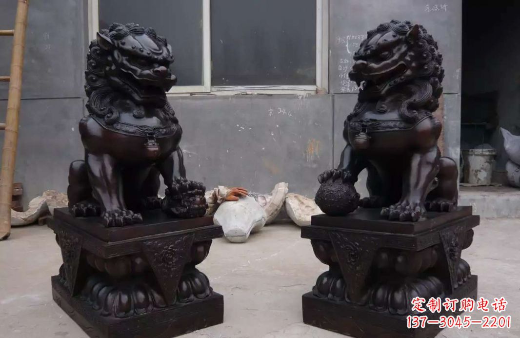 开封中领雕塑狮子雕塑,超精致的铜雕艺术