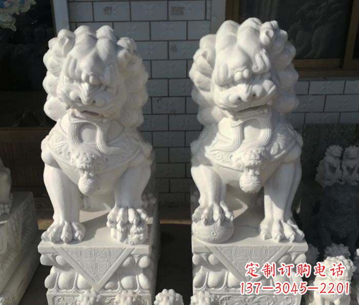 开封狮子门口石雕,工艺精湛品质卓越