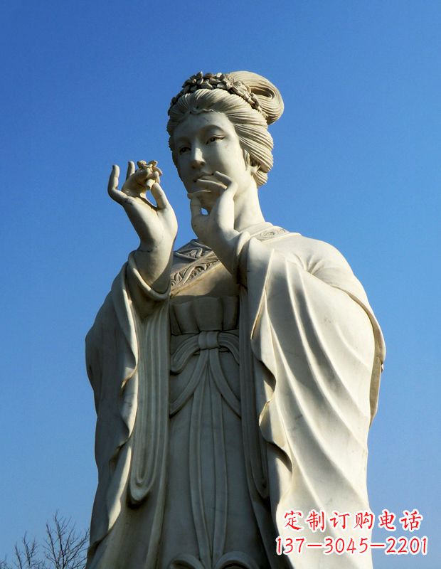 开封精美绝伦的古代美女雕像