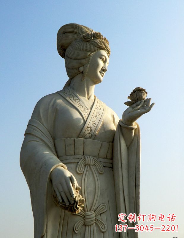 开封中领雕塑推出的古典美人雕塑,是一个古典美…
