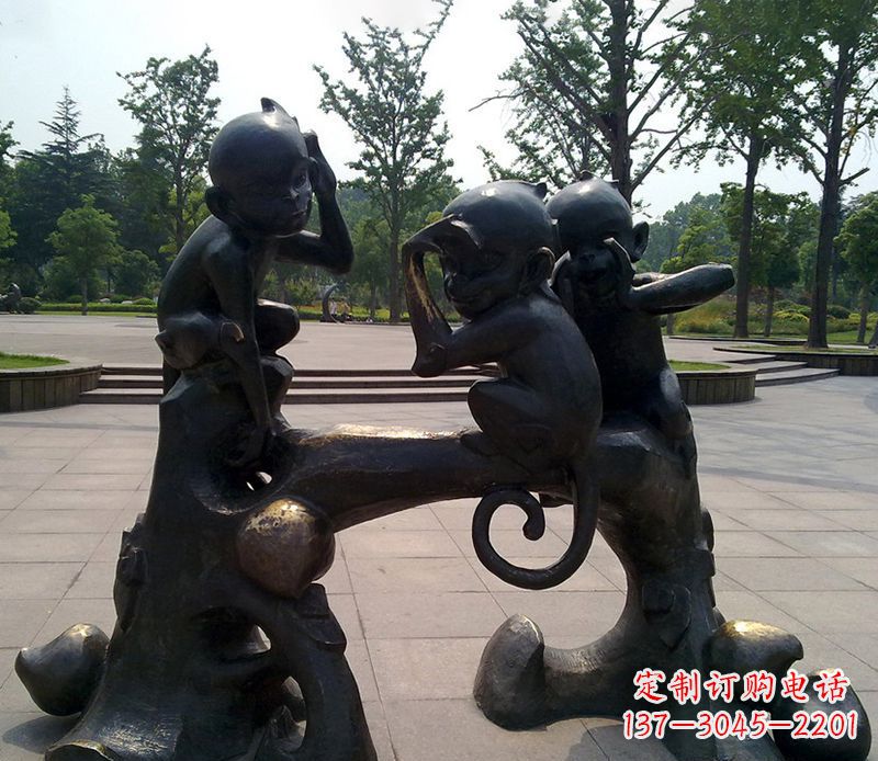 开封十二生肖兽首铜雕