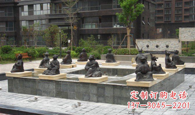 开封中领雕塑:传承十二生肖文化的铜雕精品