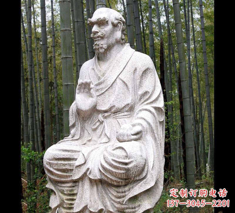 开封石雕达摩古代名人雕塑