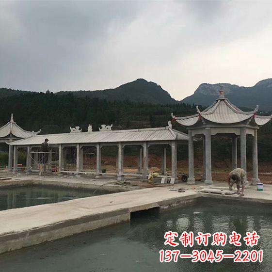 开封多功能石雕长廊雕塑