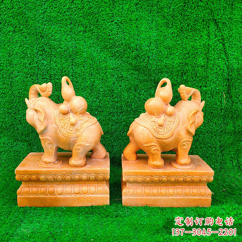 开封精美大象雕塑,点缀美好家园