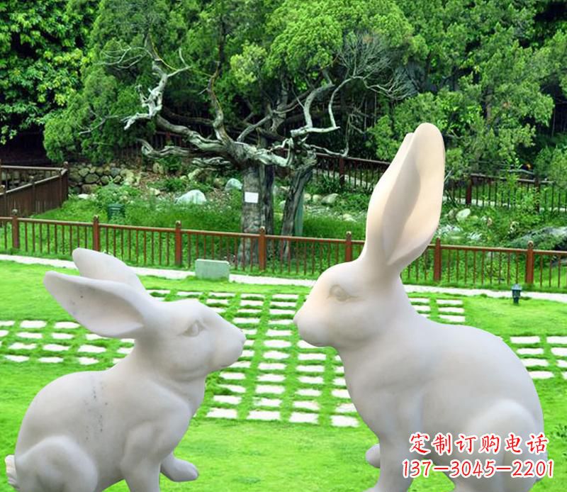开封中领雕塑定制独特的兔子雕塑