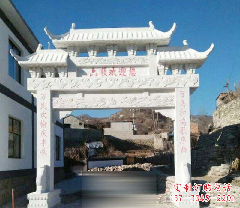 开封牌坊雕塑:为景观增添独特灵气