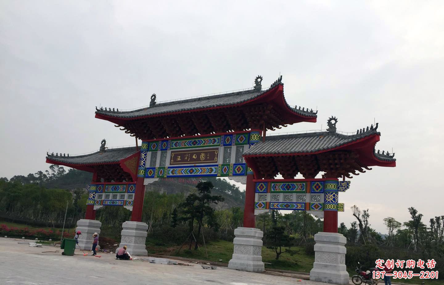 开封优质定制石雕牌坊雕塑