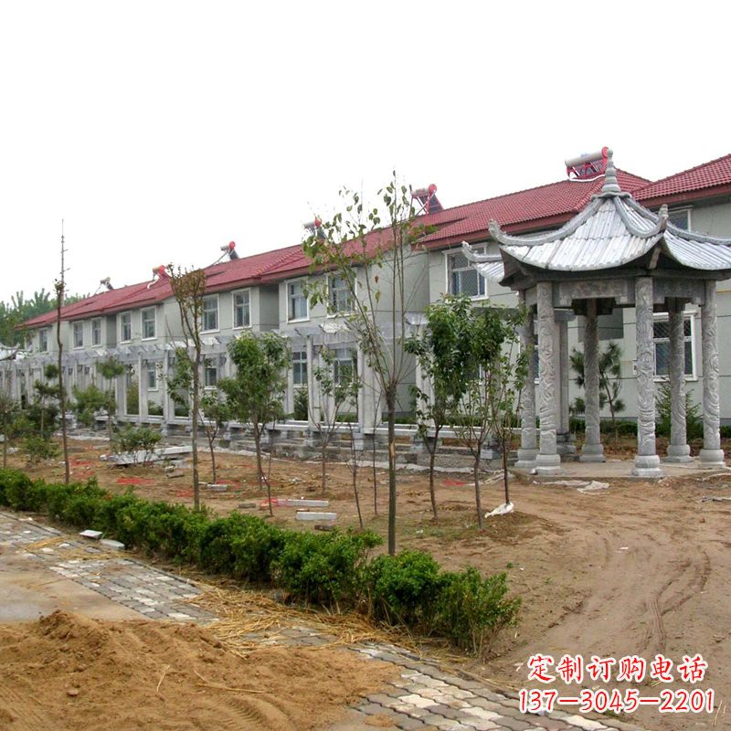 开封中领雕塑打造精美凉亭雕塑