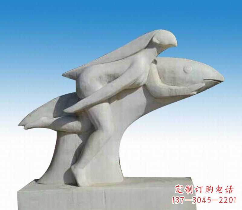 开封中领雕塑海豚雕塑,让你的公园变得出众!