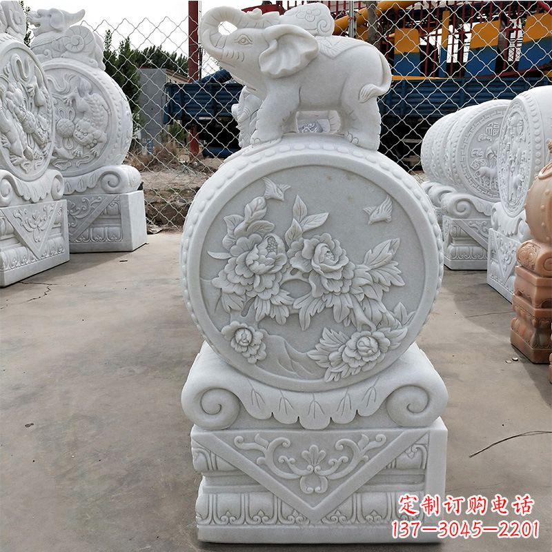 开封精美门墩雕塑,增添独特气质