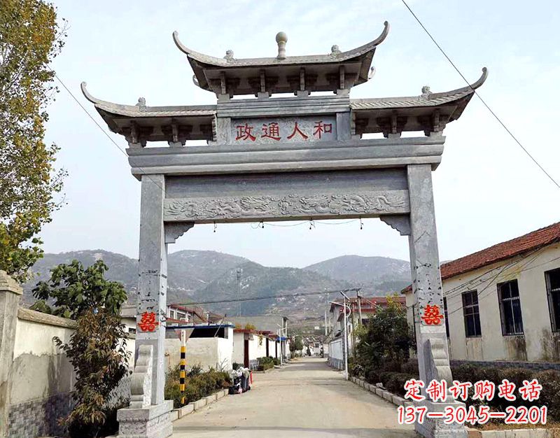 开封全球领先的石雕牌楼雕塑定制服务