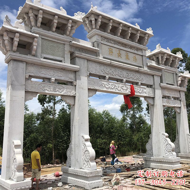 开封石雕牌坊陵墓雕塑,让你的家族历史永载史册