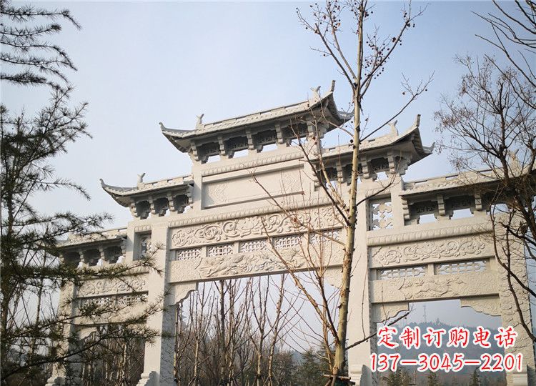 开封定制高品质牌坊雕塑
