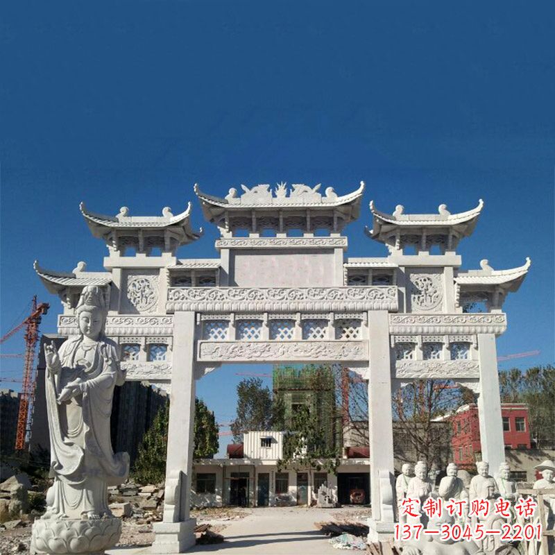 开封中领雕塑牌楼铸铜雕塑